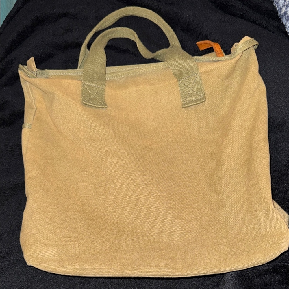 Margot Khaki Canvas Tote Blair - Picture 6 of 12